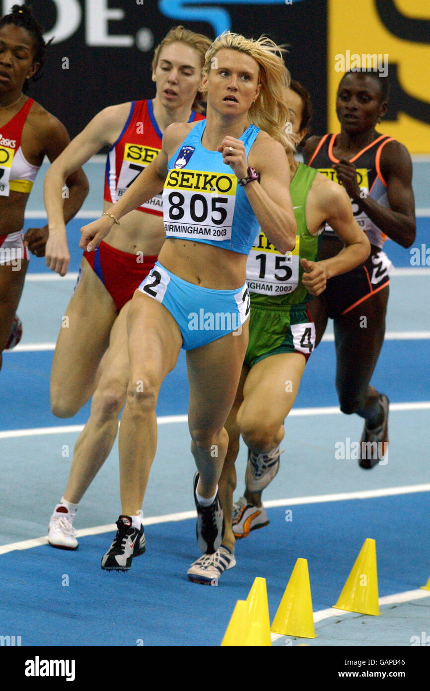 Athletics World Indoor Athletics Championships Birmingham Stock