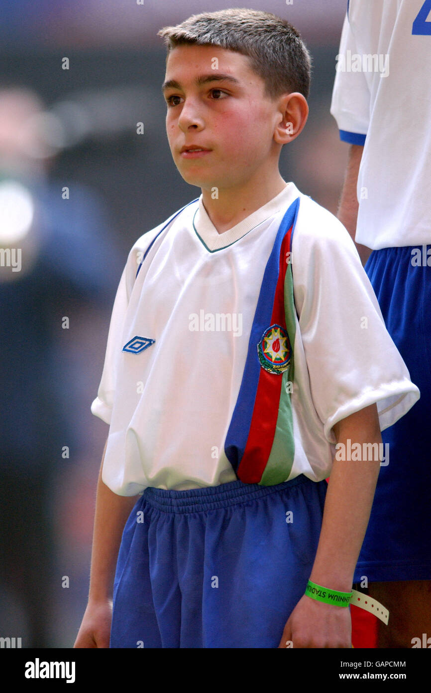 The Azerbaijan mascot prior to the game against Wales Stock Photo - Alamy