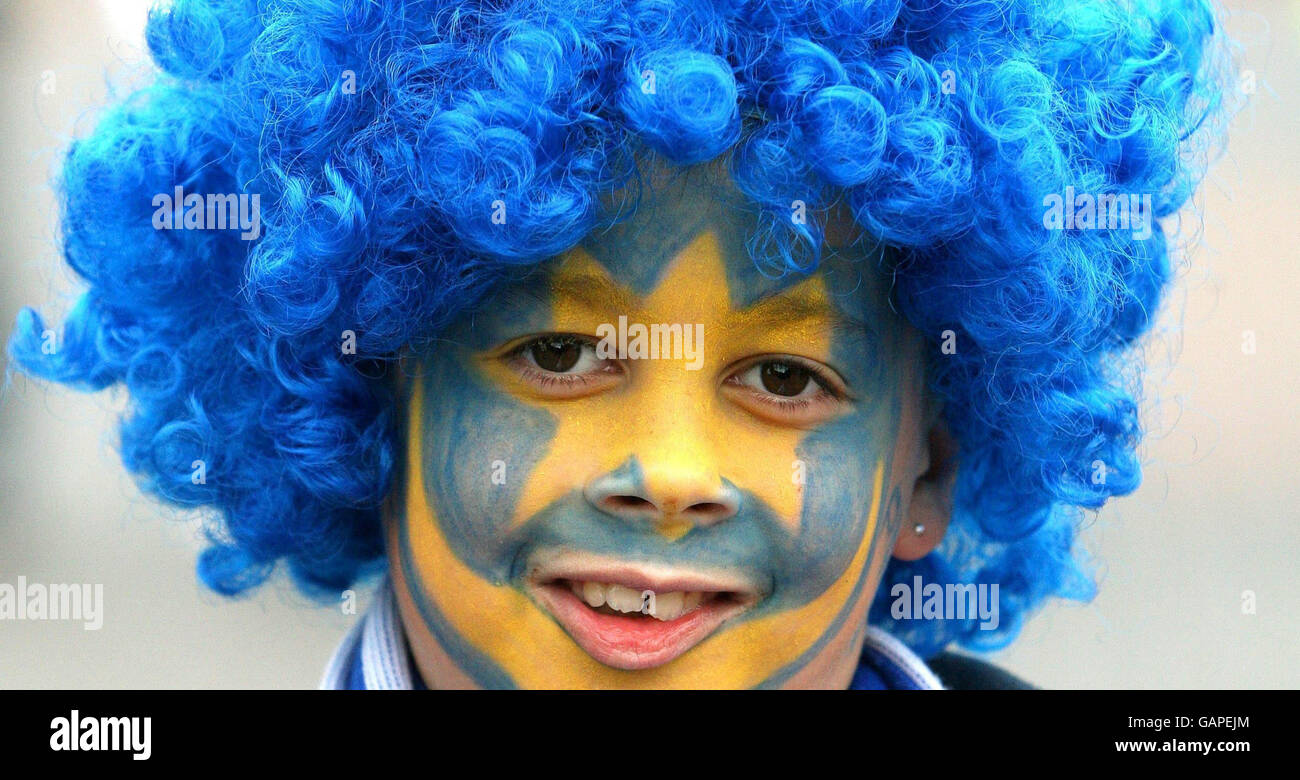 Arrives ahead fa cup final wembley stadium hires stock photography and