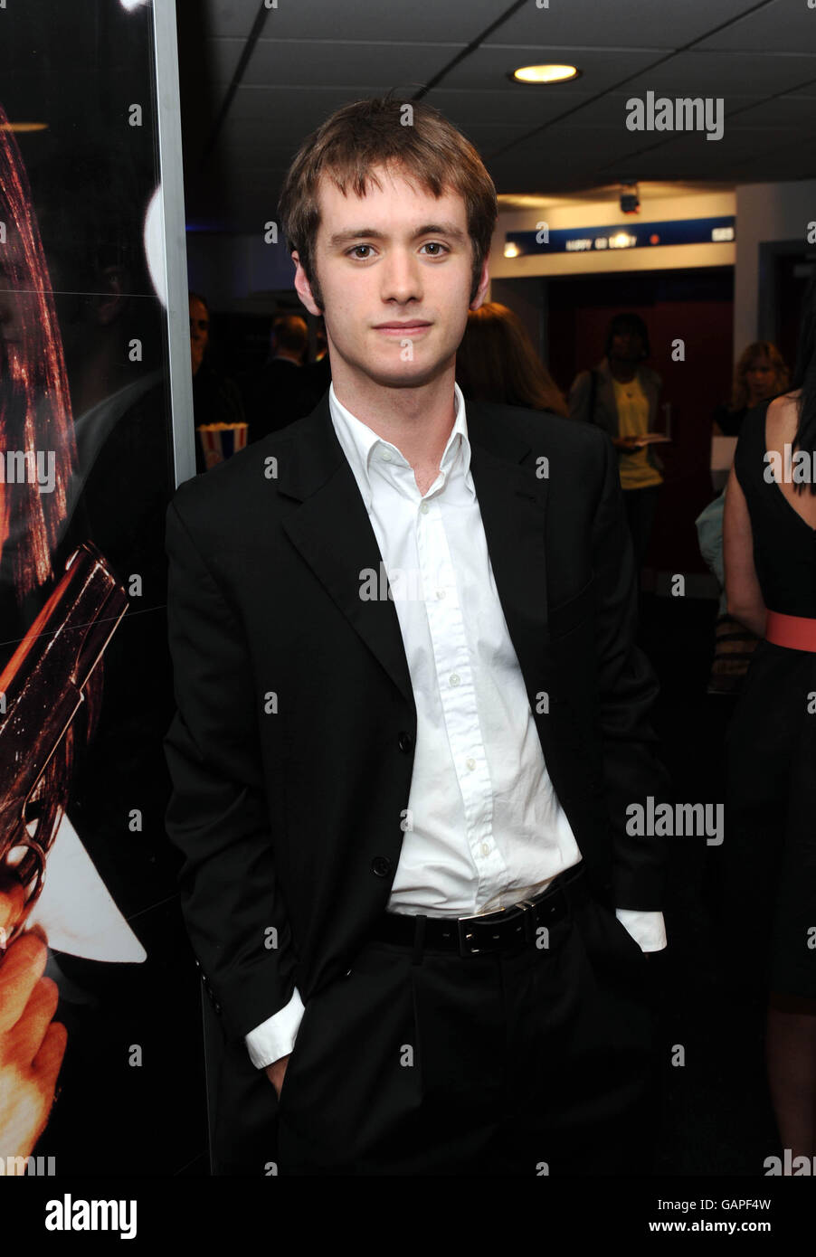 Sean Biggerstaff arrives for the VIP Screening of Cashback, directed by Sean Ellis, at the Odeon Covent Garden in central London. Stock Photo