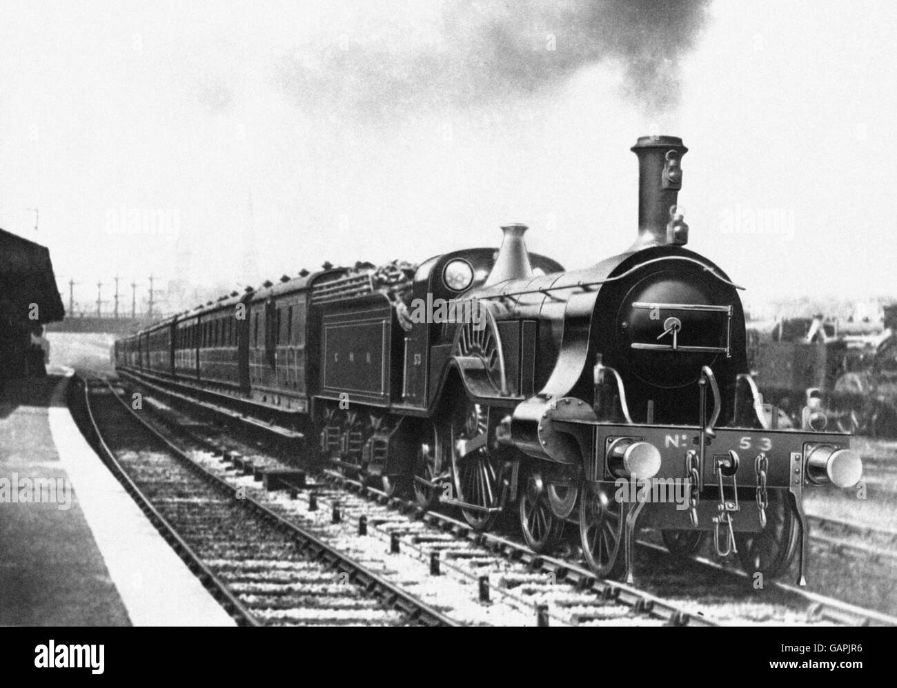 British Railways - Steam - Trains - Flying Scotsman - 1888 Stock Photo