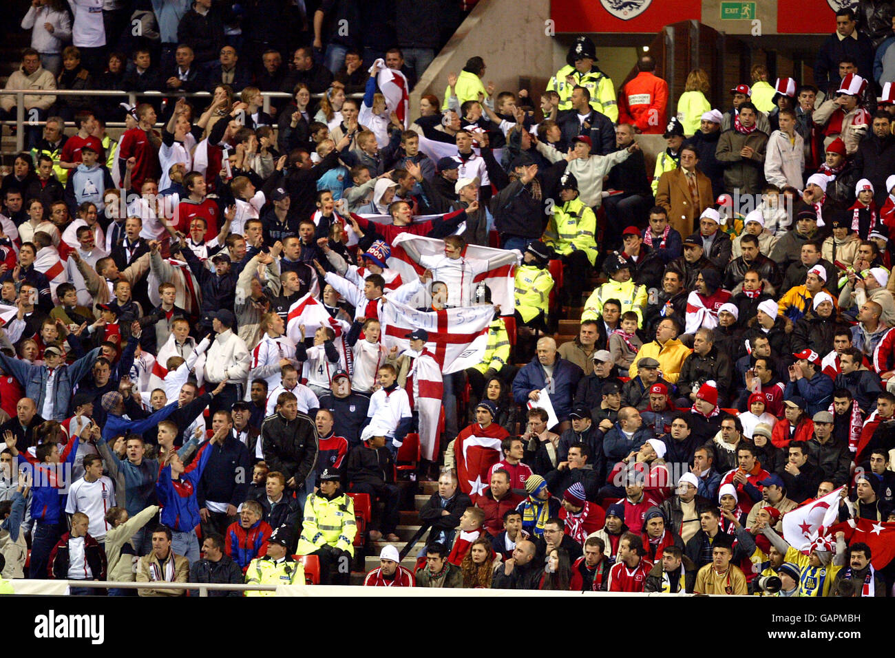 Euro 2004 england fans hi-res stock photography and images - Page