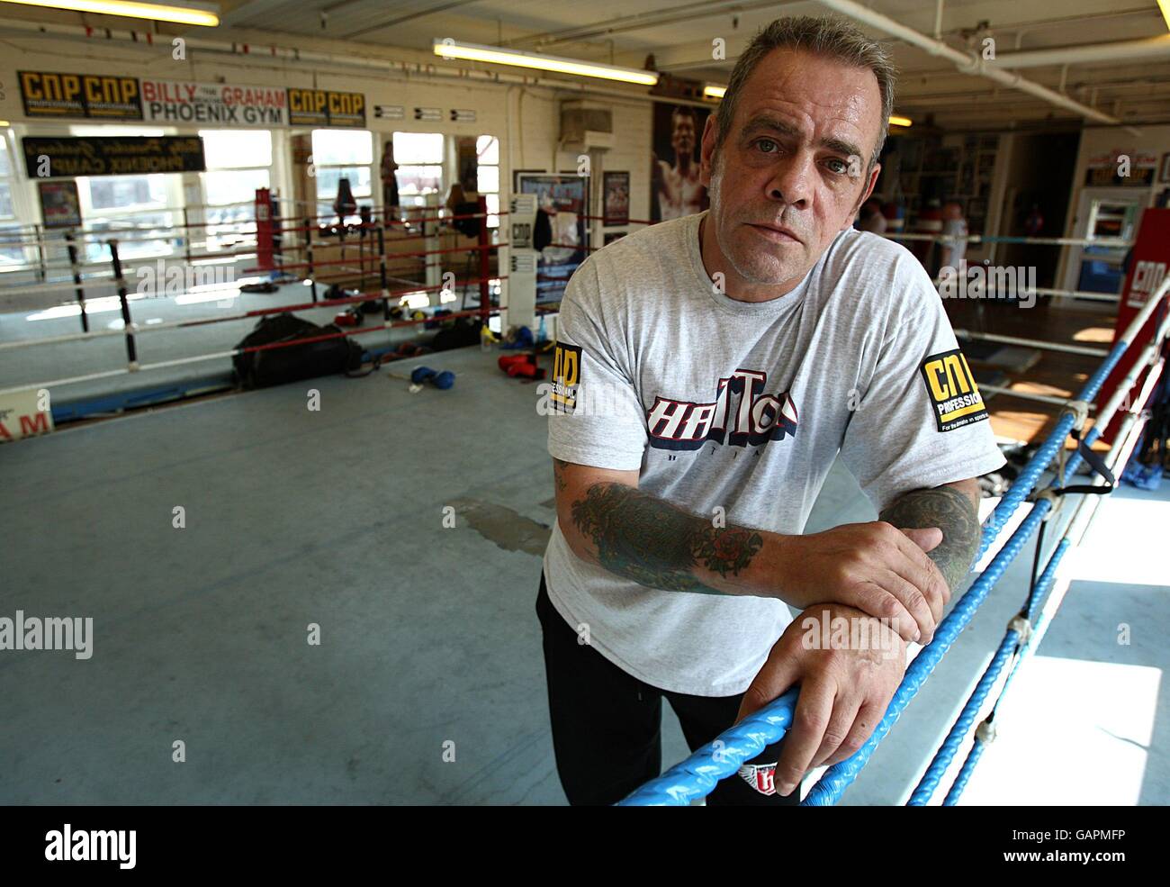 Boxing Ricky Hatton Media Work Out Betta Bodies Gym Stock Photo Alamy
