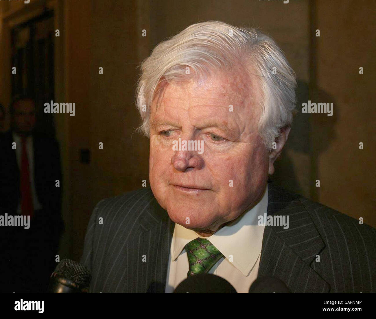 Previously unreleased photo dated Wednesday April 30, 2008, of senator Ted Kennedy in The House of Congress in Washington. Stock Photo