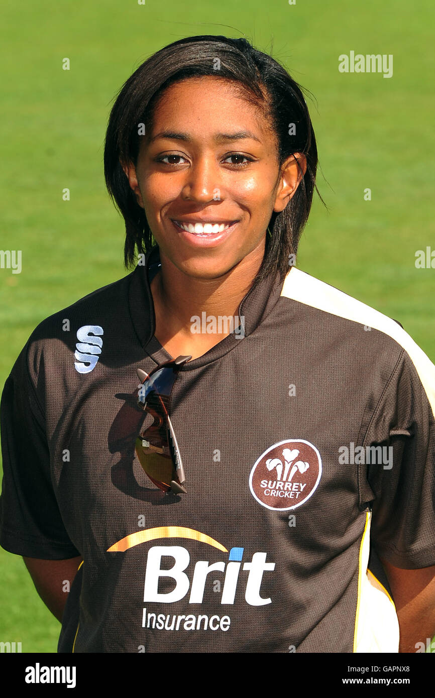Cricket - ECB Women's County Championship  - Division Two - Surrey v Somerset - The Brit Oval Stock Photo