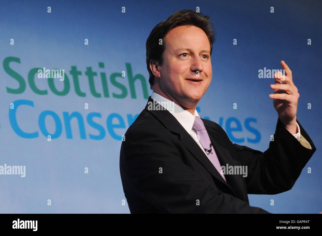 Scottish Conservative Party Conference Stock Photo