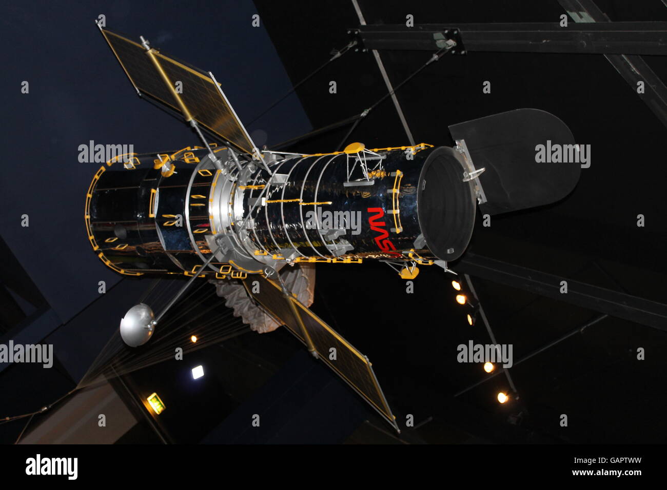 Science museum, London, tourist, space exhibition, rockets, planets,  science, exhibit, interactive, learning Stock Photo - Alamy