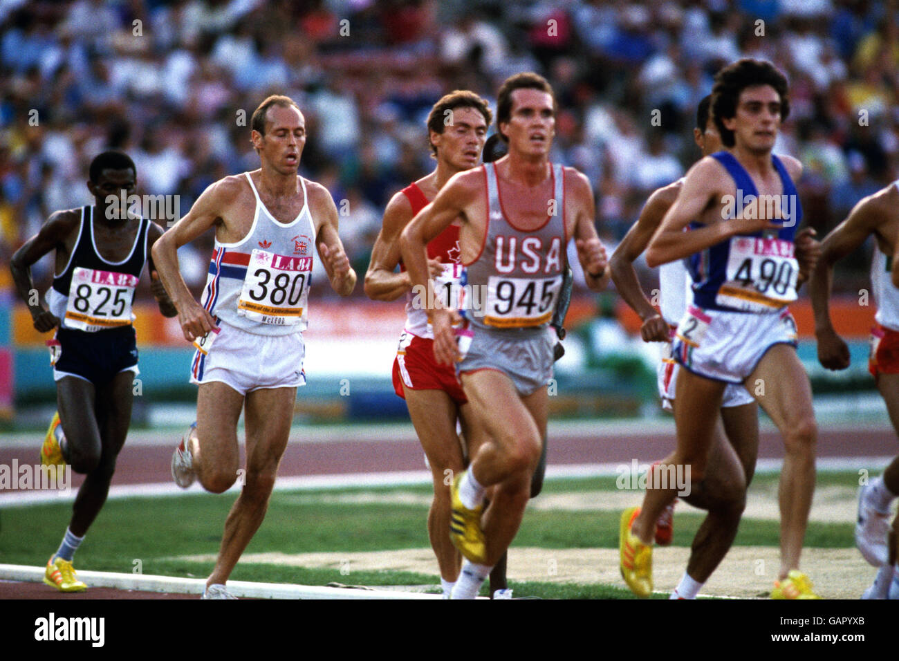 Athletics - Los Angeles Olympic Games 1984 - Decathlon Stock Photo - Alamy