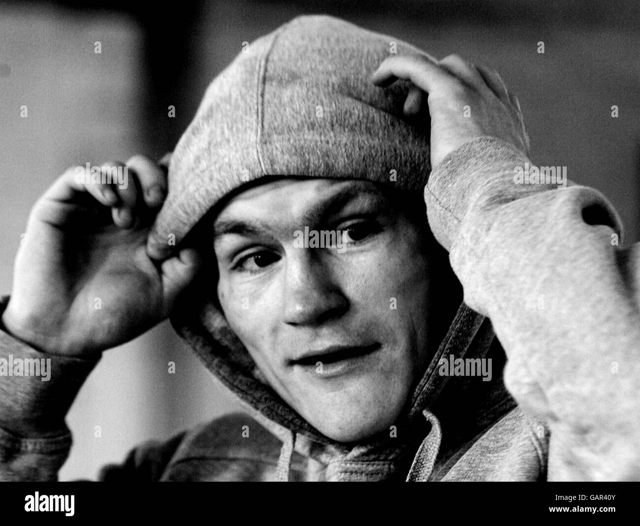 Boxing - Ricky Hatton Media Work Out - Betta Bodies Gym Stock Photo
