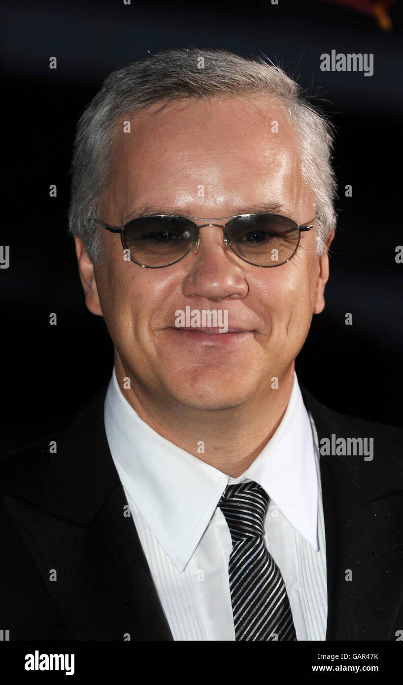 Tim Robbins arrives at the Palm Beach Casino for the Partouche Charity Poker Festival in Cannes, France during the 61st Cannes International Film Festival. Stock Photo