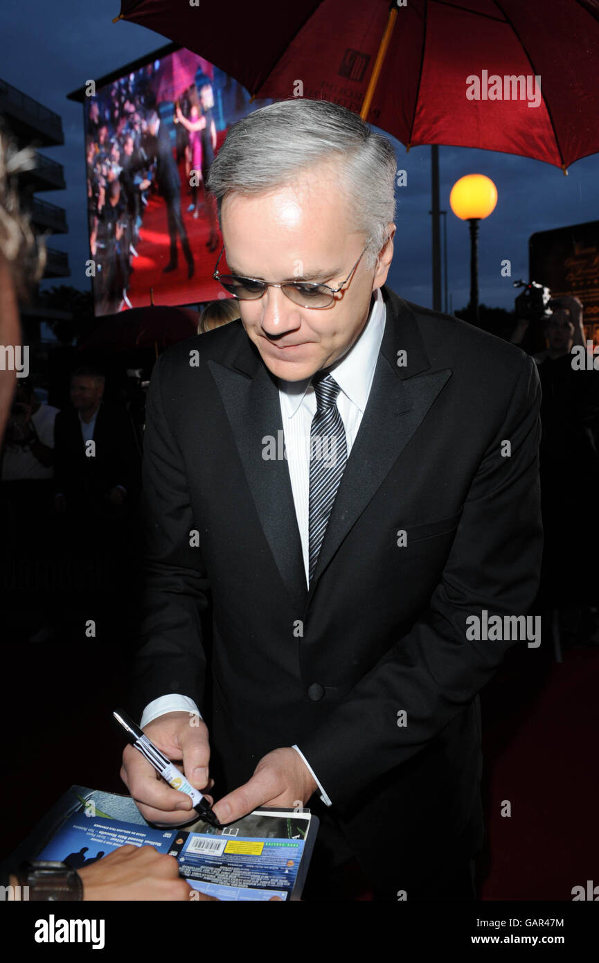 Tim Robbins arrives at the Palm Beach Casino for the Partouche Charity Poker Festival in Cannes, France during the 61st Cannes International Film Festival. Stock Photo