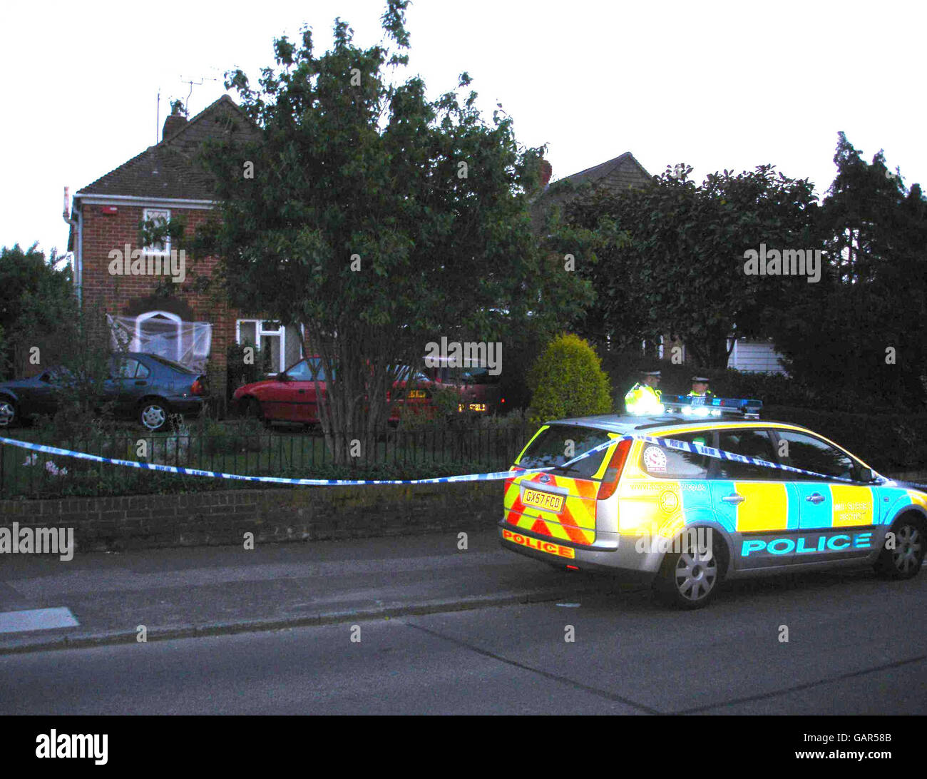 Elderly couple found dead at home Stock Photo - Alamy