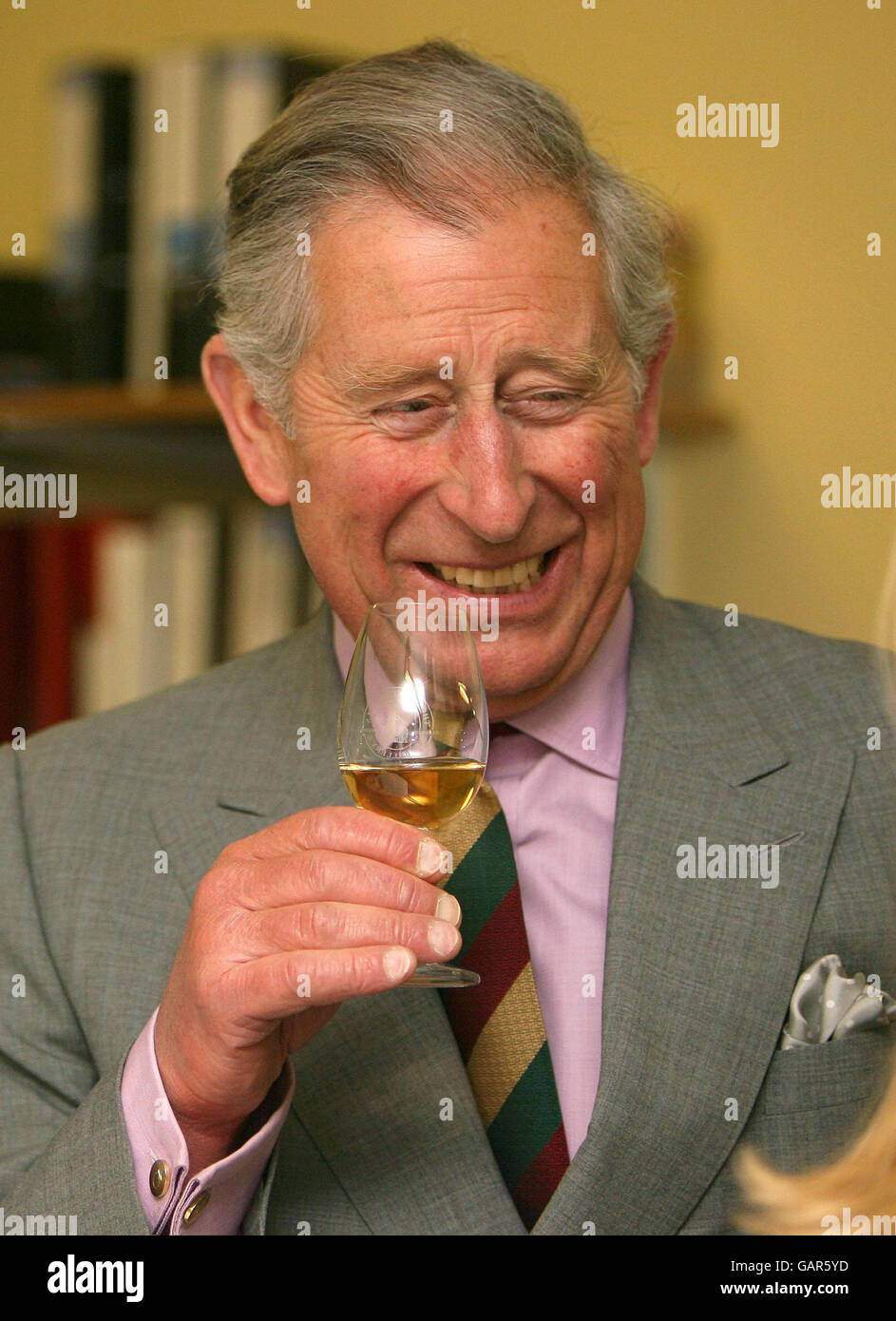 Royal couple visit Northern Ireland Stock Photo