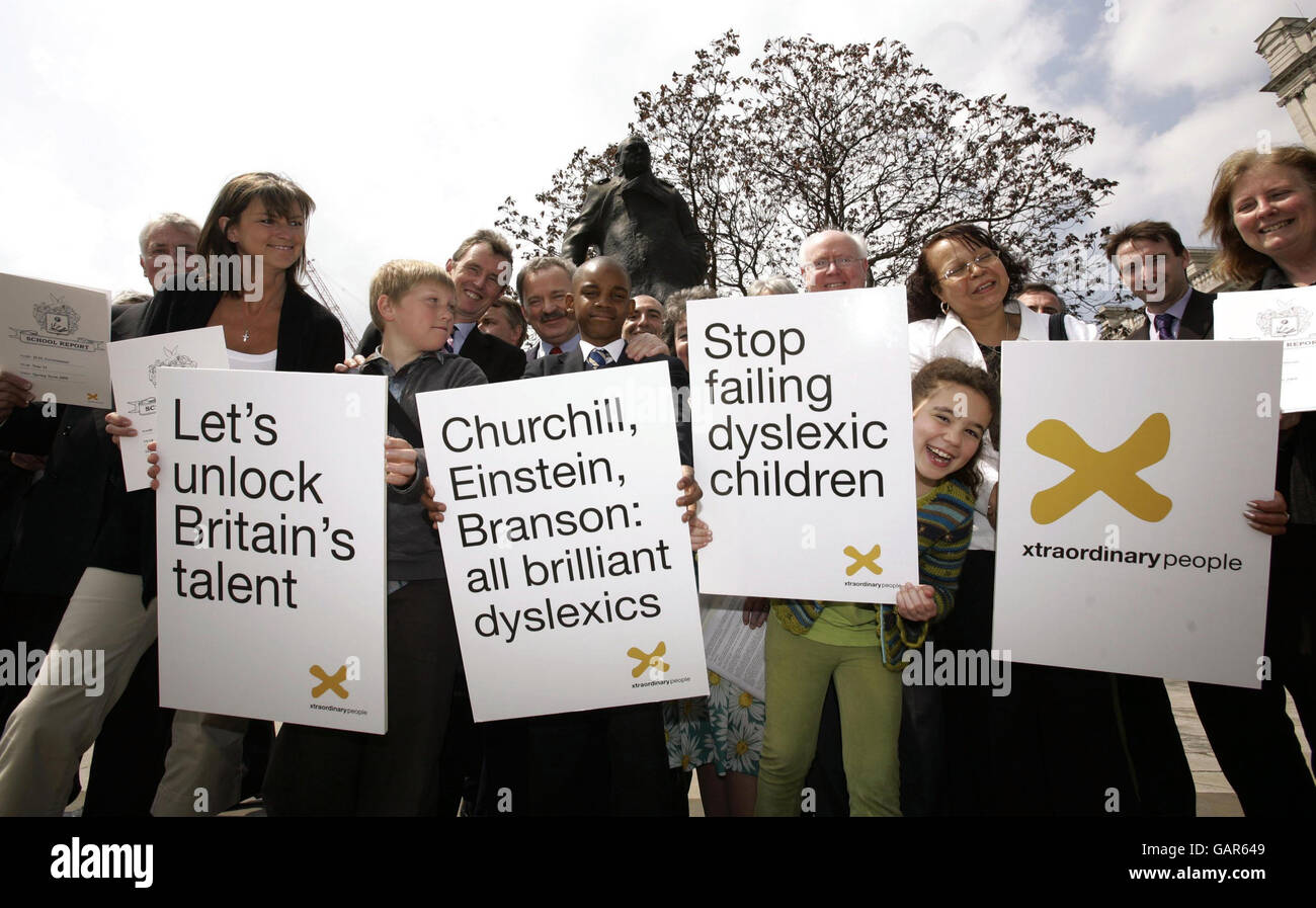 Xtraordinary People Dyslexia Campaign - London Stock Photo