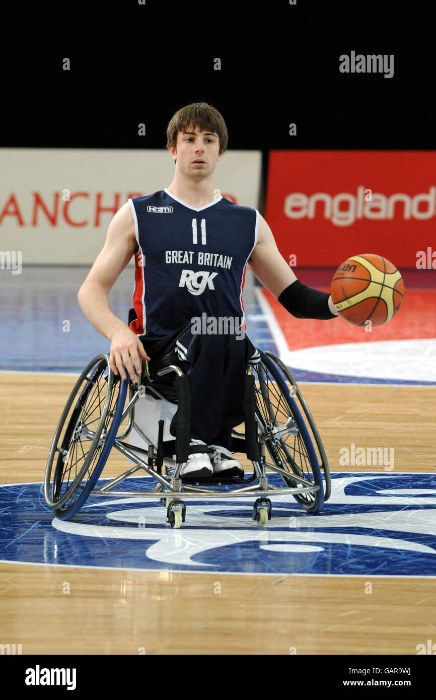 Wheelchair Basketball VISA Paralympic World Cup 2008 SportCity Manchester. Simon Brown