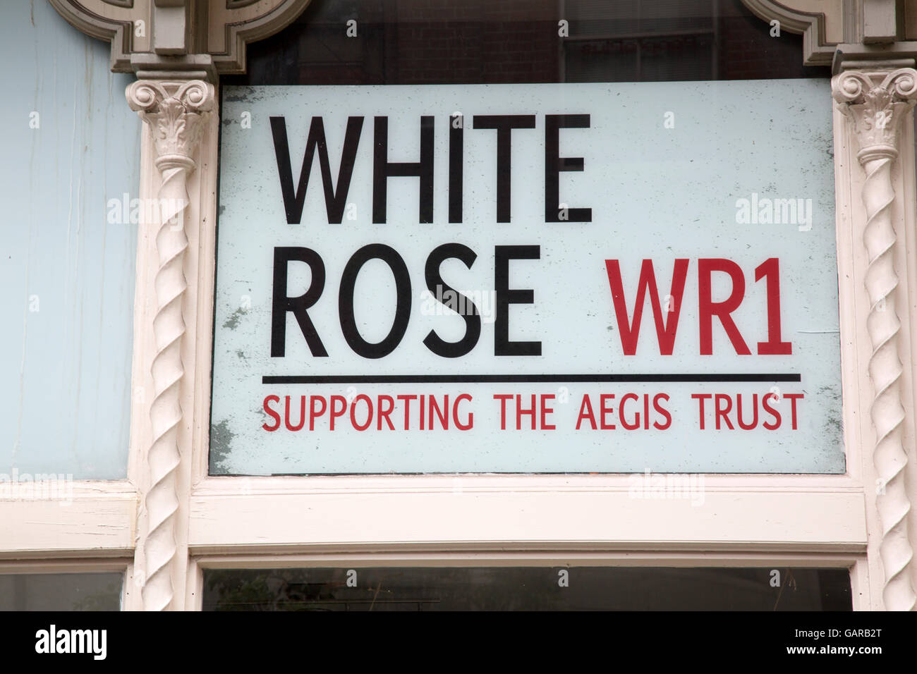 White Rose Clothes Shop Sign, Carlton and Broad Street, Nottingham
