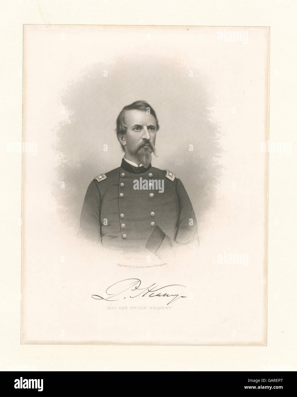Major General Philip Kearney was a distinguished Union officer during