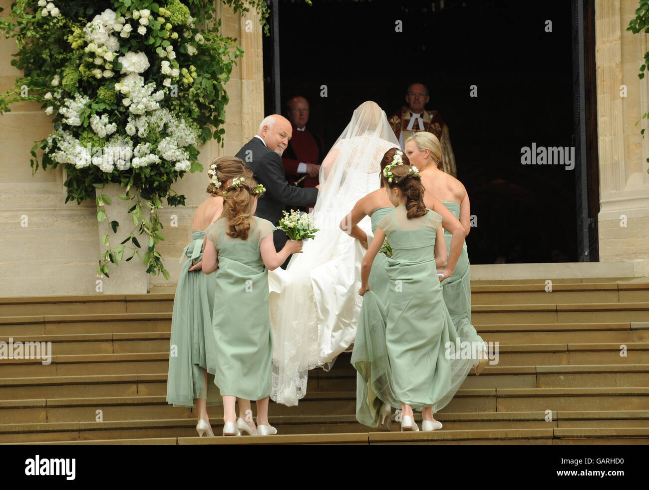 Royalty Peter Phillips and Autumn Kelly Wedding St