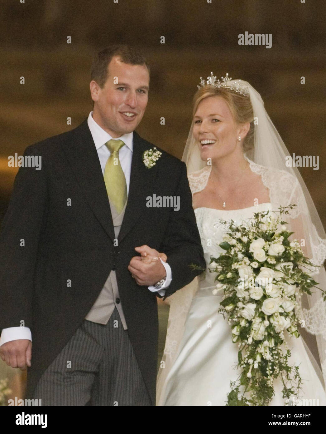 Royalty Peter Phillips and Autumn Kelly Wedding St Chapel