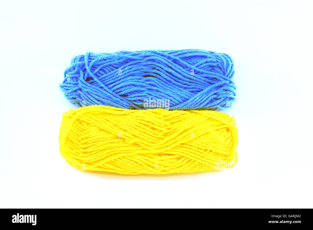 flag of wool Ukraine Stock Photo