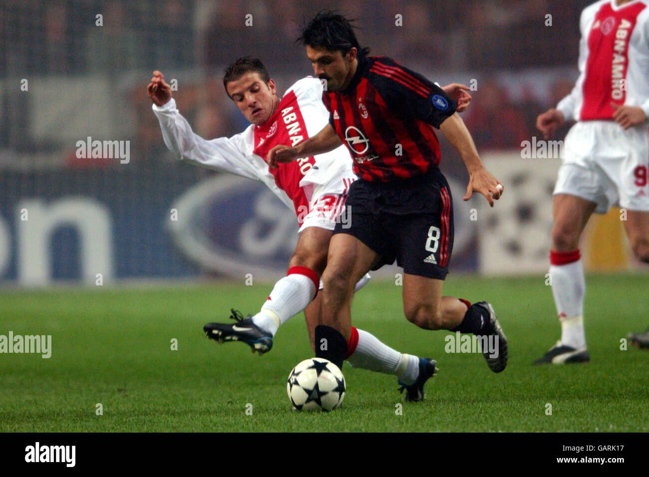 Soccer - UEFA Champions League - Quarter Final - First Leg - Ajax v AC Milan Stock Photo