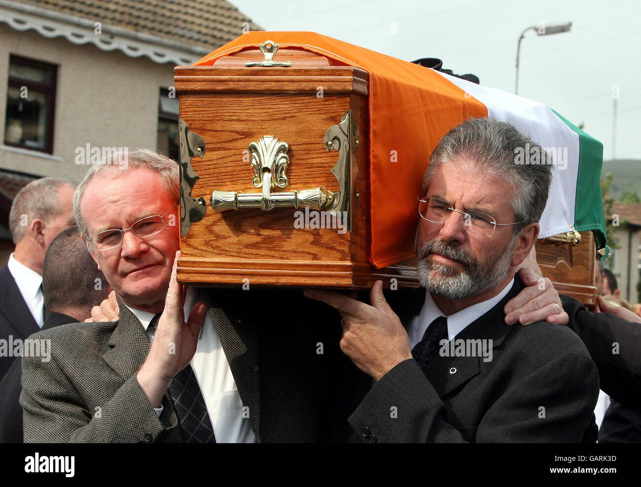 Brian Keenan funeral Stock Photo Alamy