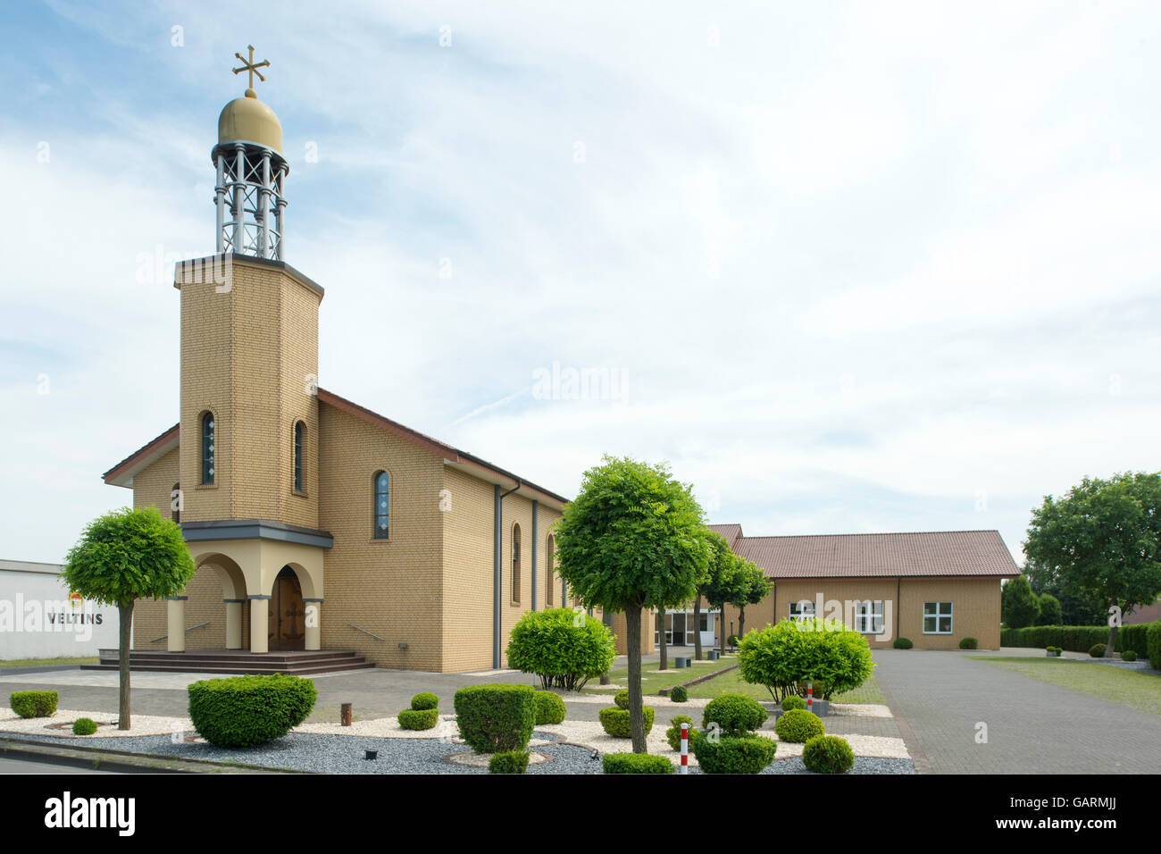 Deutschland, Nordrhein-Westfalen, Delbrück, syrisch-orthodoxe Kirche Mor Malke Stock Photo