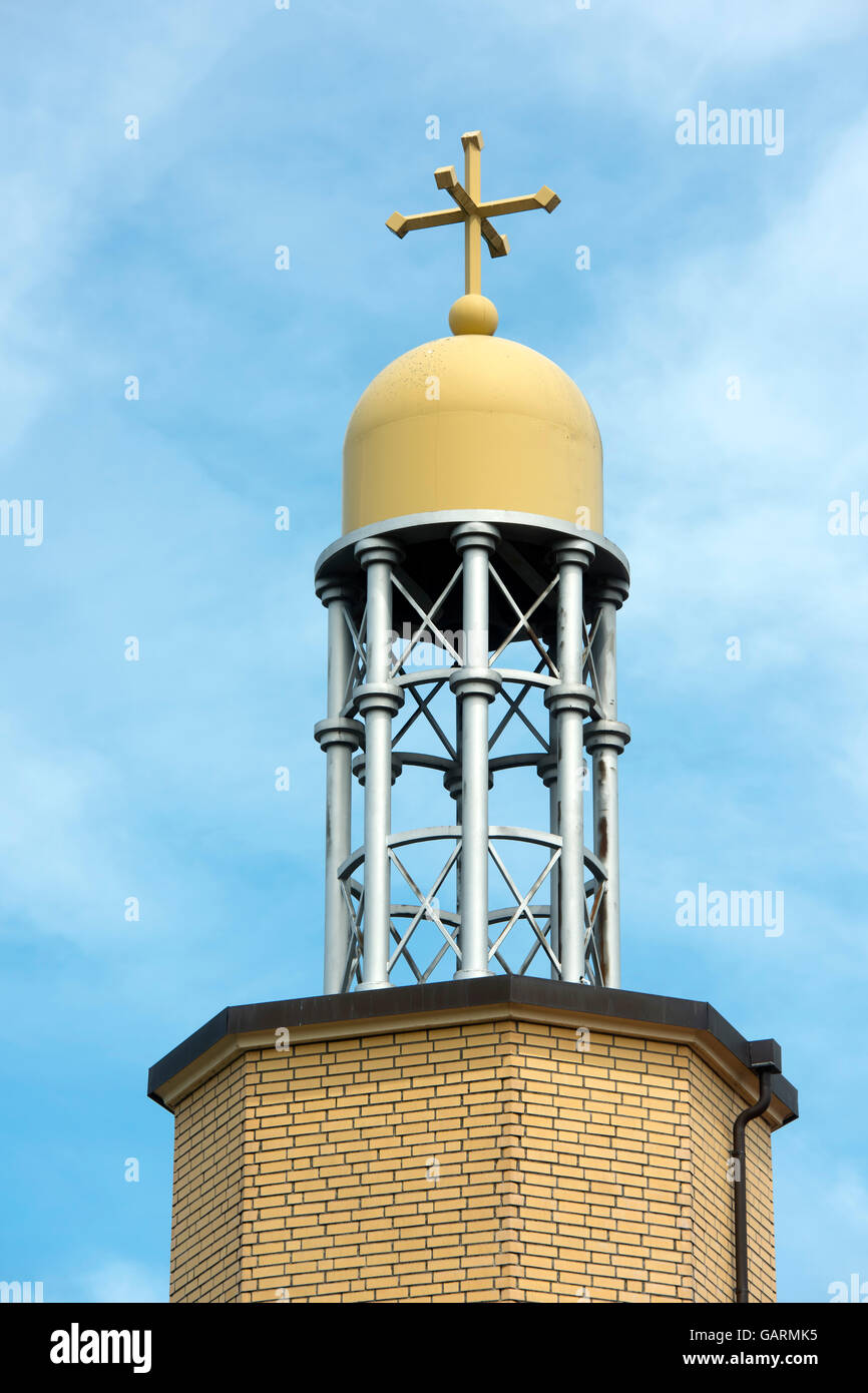 Deutschland, Nordrhein-Westfalen, Delbrück, syrisch-orthodoxe Kirche Mor Malke Stock Photo