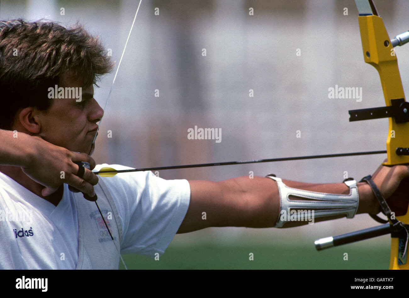 Simon Terry of Great Britain, who won the individual and team bronze in the Barcelona Olympic Games. Stock Photo