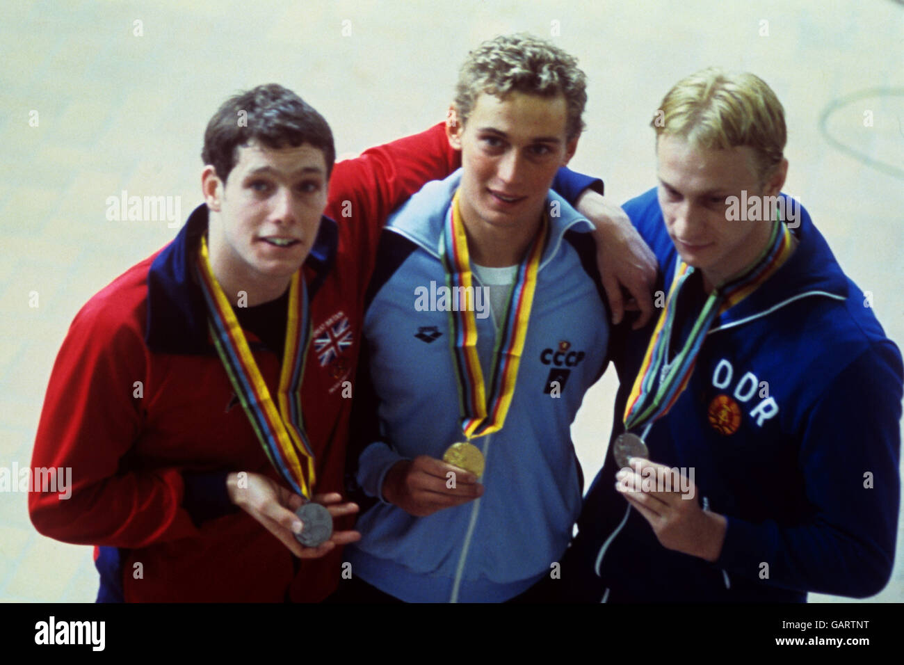 Swimming Moscow Olympic Games 1980 Stock Photo Alamy