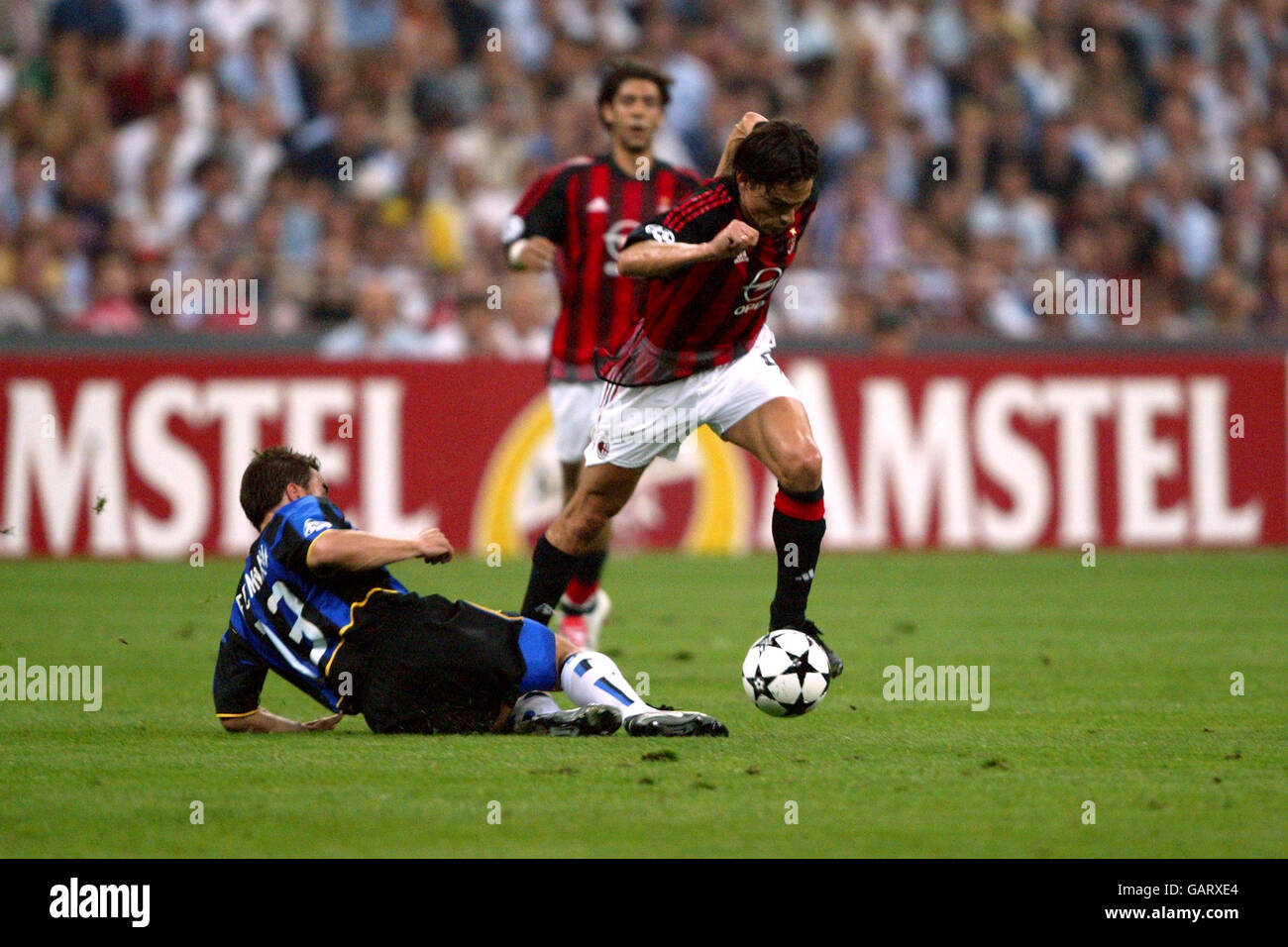 Soccer - UEFA Champions League - Semi Final - First Leg - AC Milan v Inter Milan Stock Photo