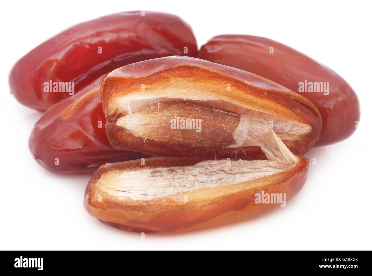 Arabian Dates over white background Stock Photo - Alamy