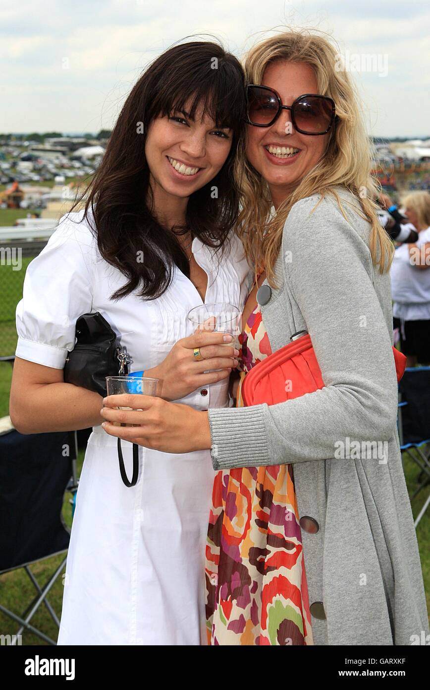 Horse Racing - 2008 Derby Festival - Ladies Day - Epsom Downs Racecourse. Racegoers during Ladies Day Stock Photo