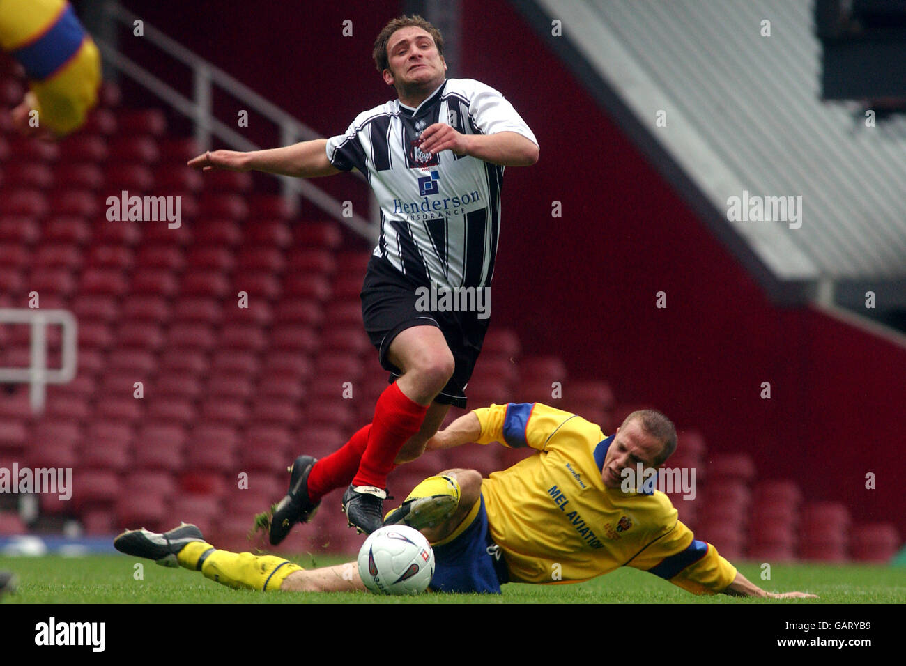 Soccer Fa Carlsberg Vase Final Sudbury V Brigg Town Stock