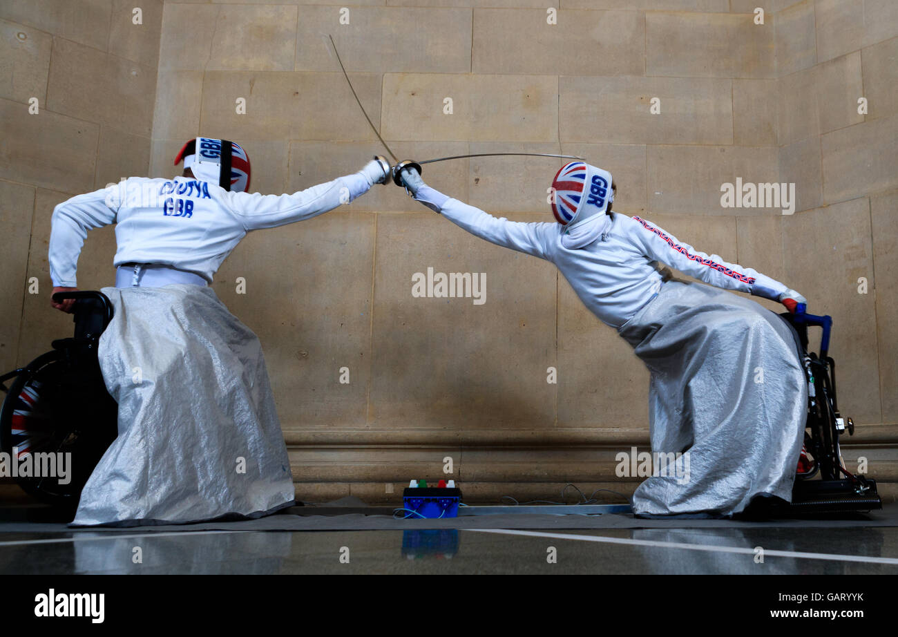Paralympicsgb Wheelchair Fencer Dimitri Coutya Left And Piers