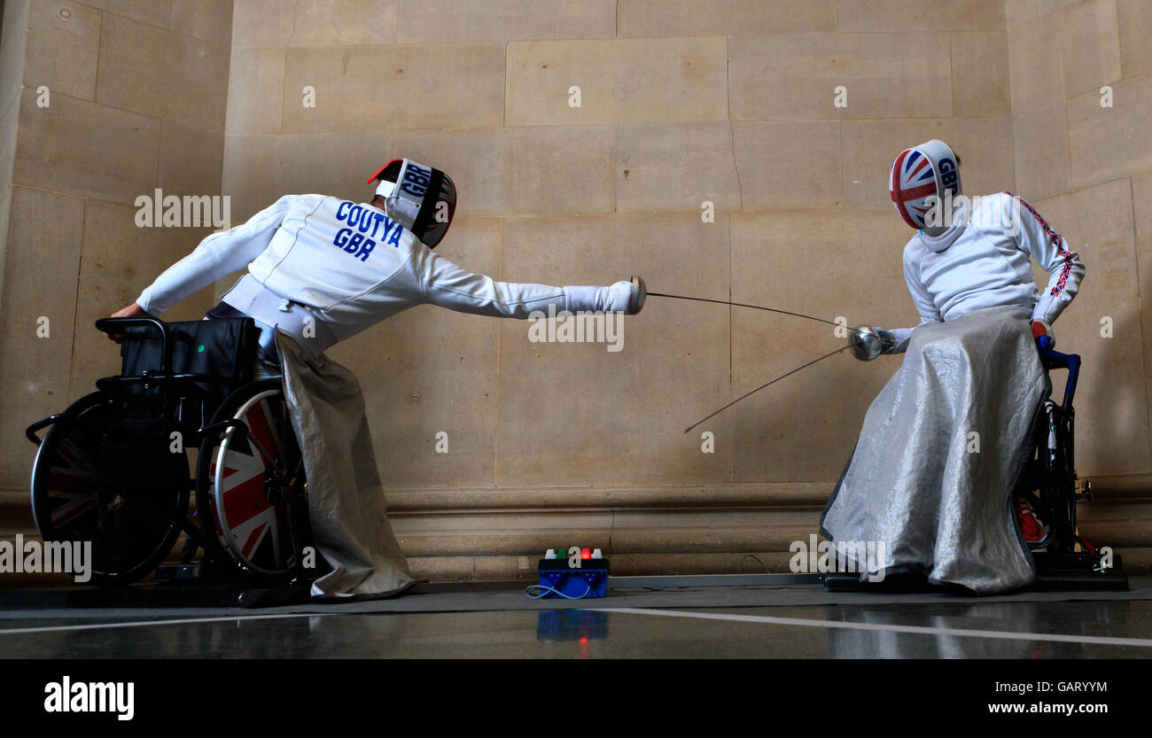 Paralympicsgb Wheelchair Fencer Dimitri Coutya And Piers Gilliver