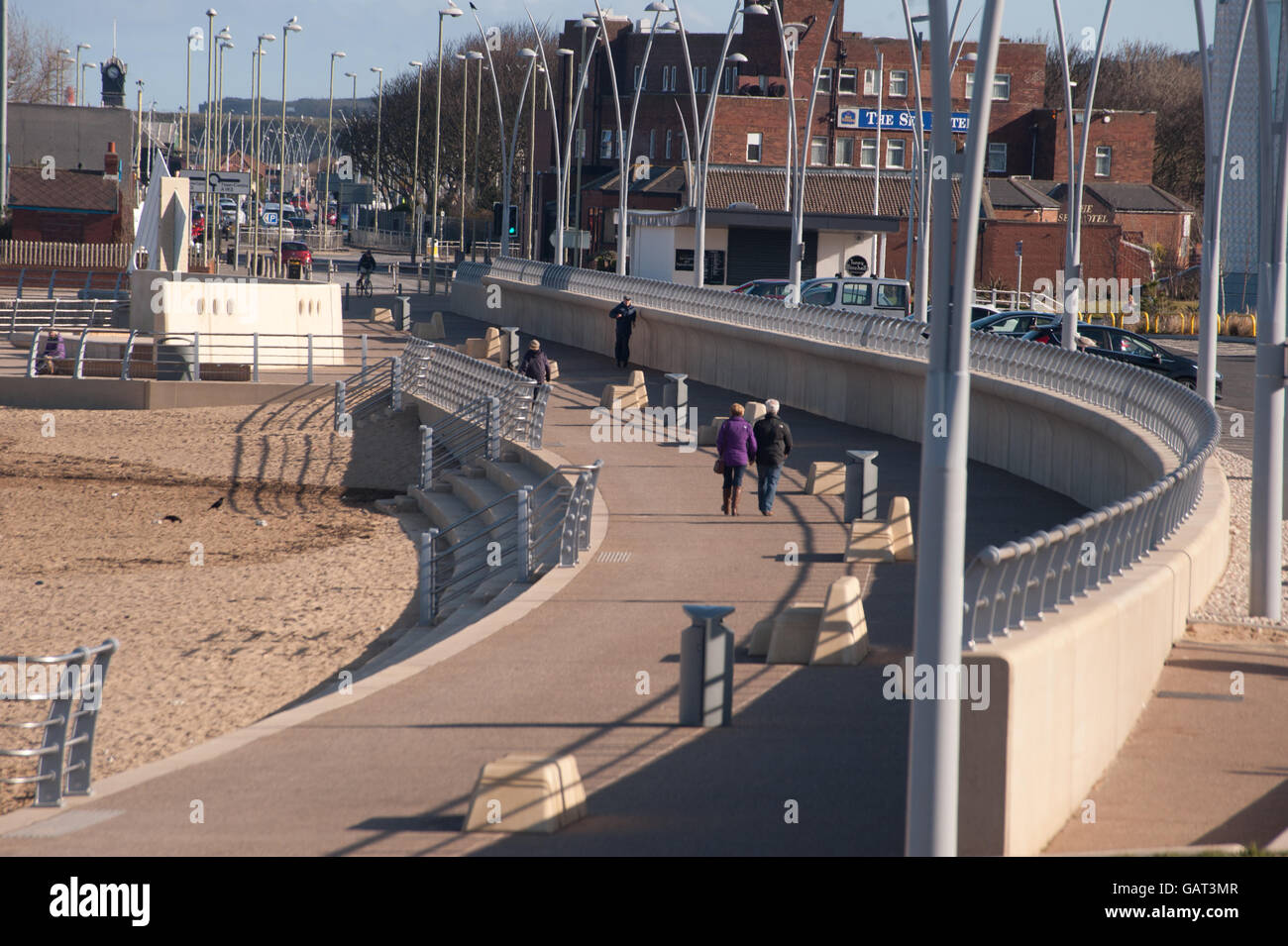 Littlehaven promenade, South Shields Stock Photo Alamy
