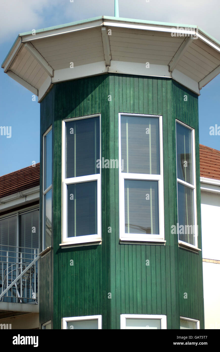Nautical architecture, Harton Quays Park, South Shields riverside Stock
