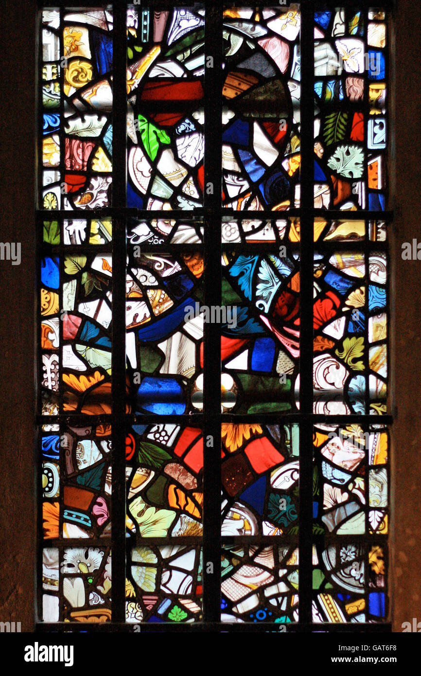 Chapel window at the Tower of London Stock Photo