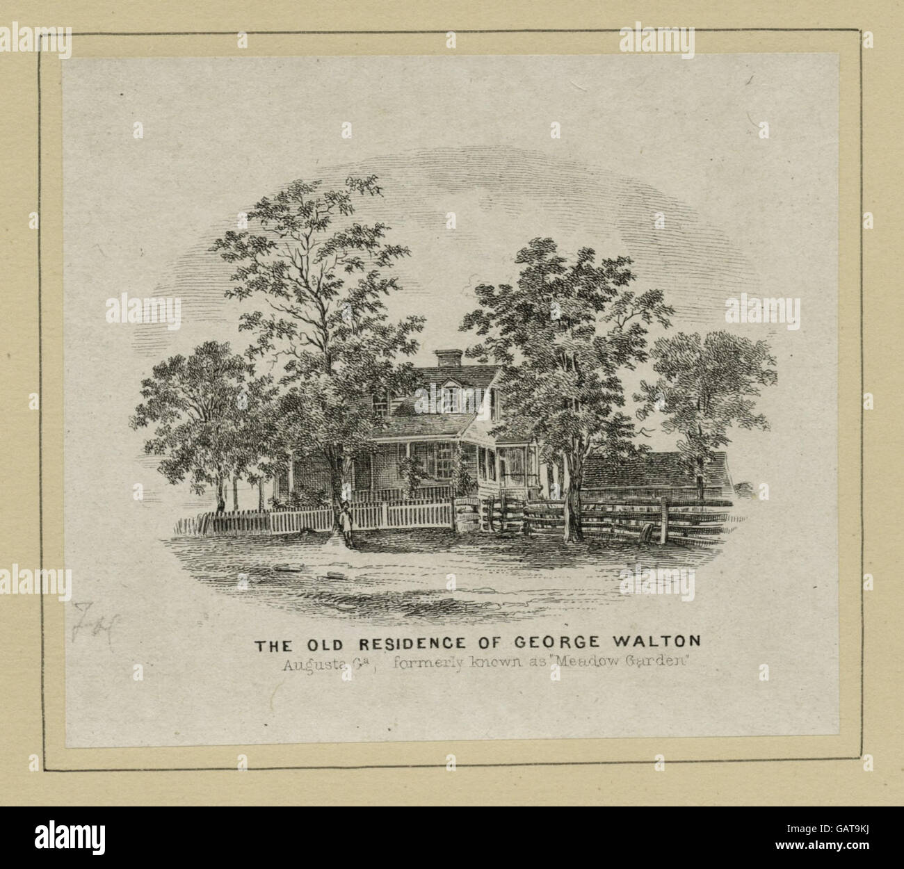 The old residence of Walton, Augusta Ga, formerly known as