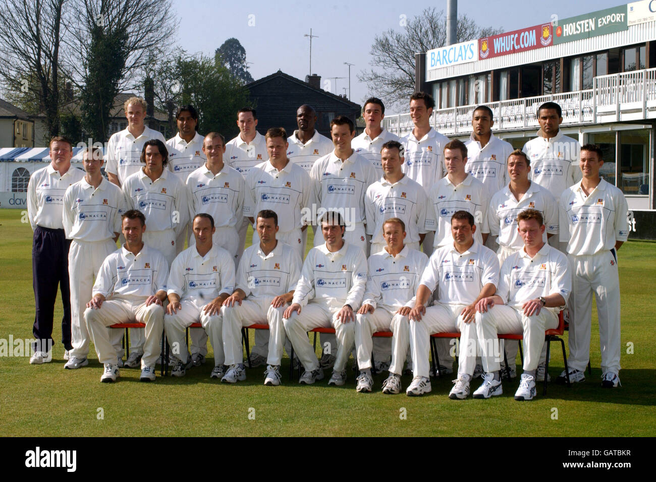 Cricket - Frizzell County Championship -Essex CCC Photocall. Team Group, Essex CCC Stock Photo