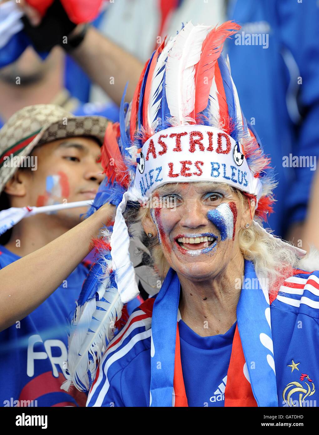 Frans Fans French fan euro football hi-res stock photography and images - Alamy