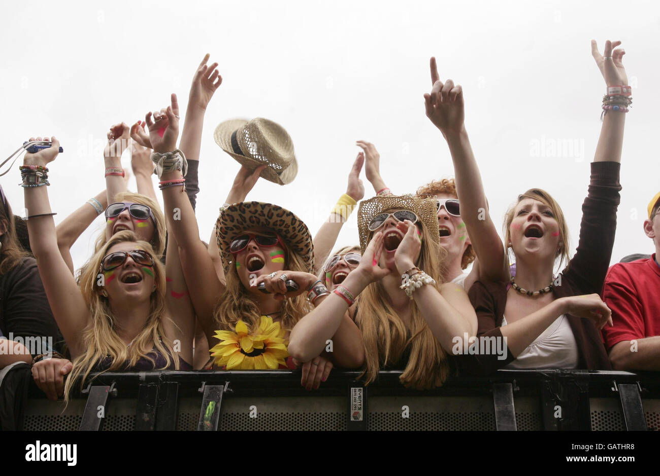 Isle of Wight Festival 2008 - Day 3 Stock Photo