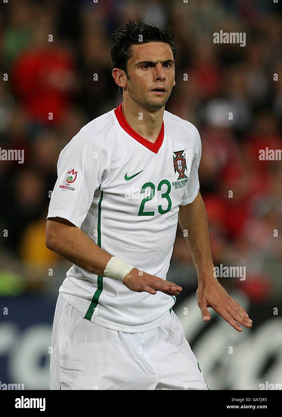 Soccer - UEFA European Championship 2008 - Group A - Switzerland v Portugal - St Jakob-Park. Helder Postiga, Portugal Stock Photo