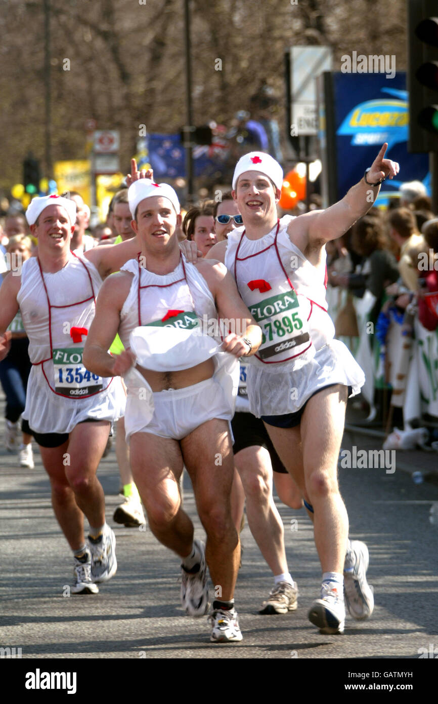 T-shirt Flora London Marathon 2003 – Taille XL – Souvenir De Course