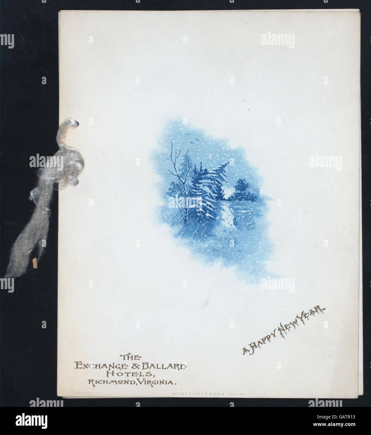 NEW YEAR DINNER (held by) THE EXCHANGE & BALLARD HOTELS (at) RICHMOND