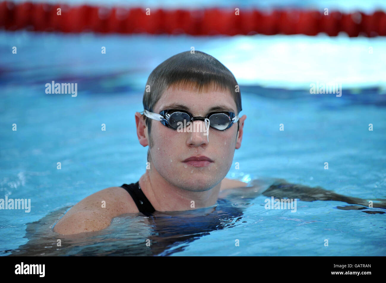 Olympics - Swimming - David Davies Press Day - Cardiff International Pool Stock Photo