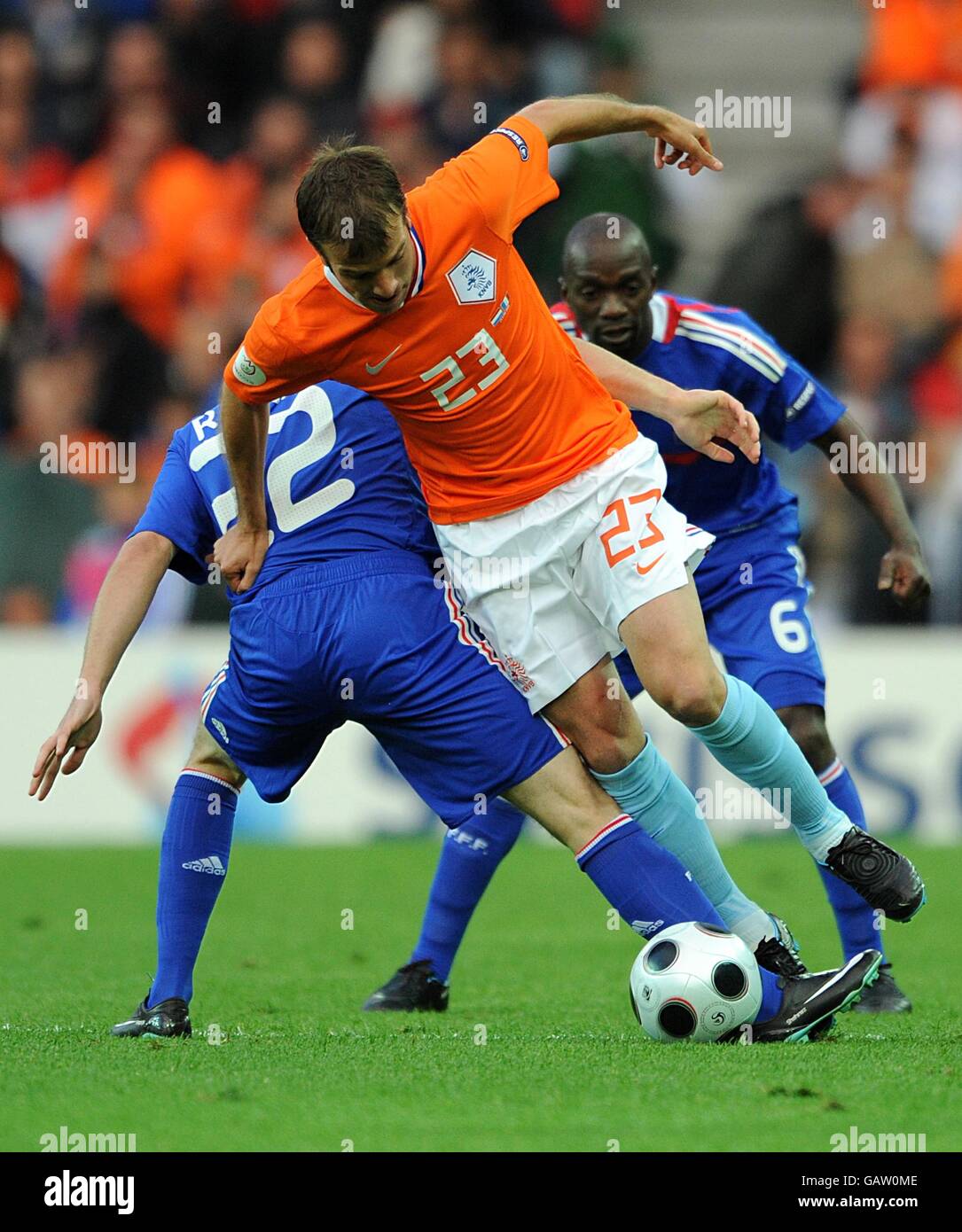 Soccer UEFA European Championship 2008 Group C Holland v France