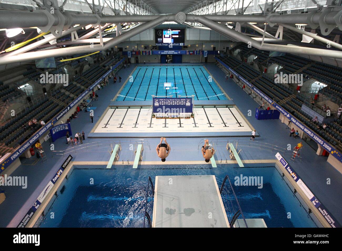 Diving Fina Diving World Series 2008 Day One Ponds Stock