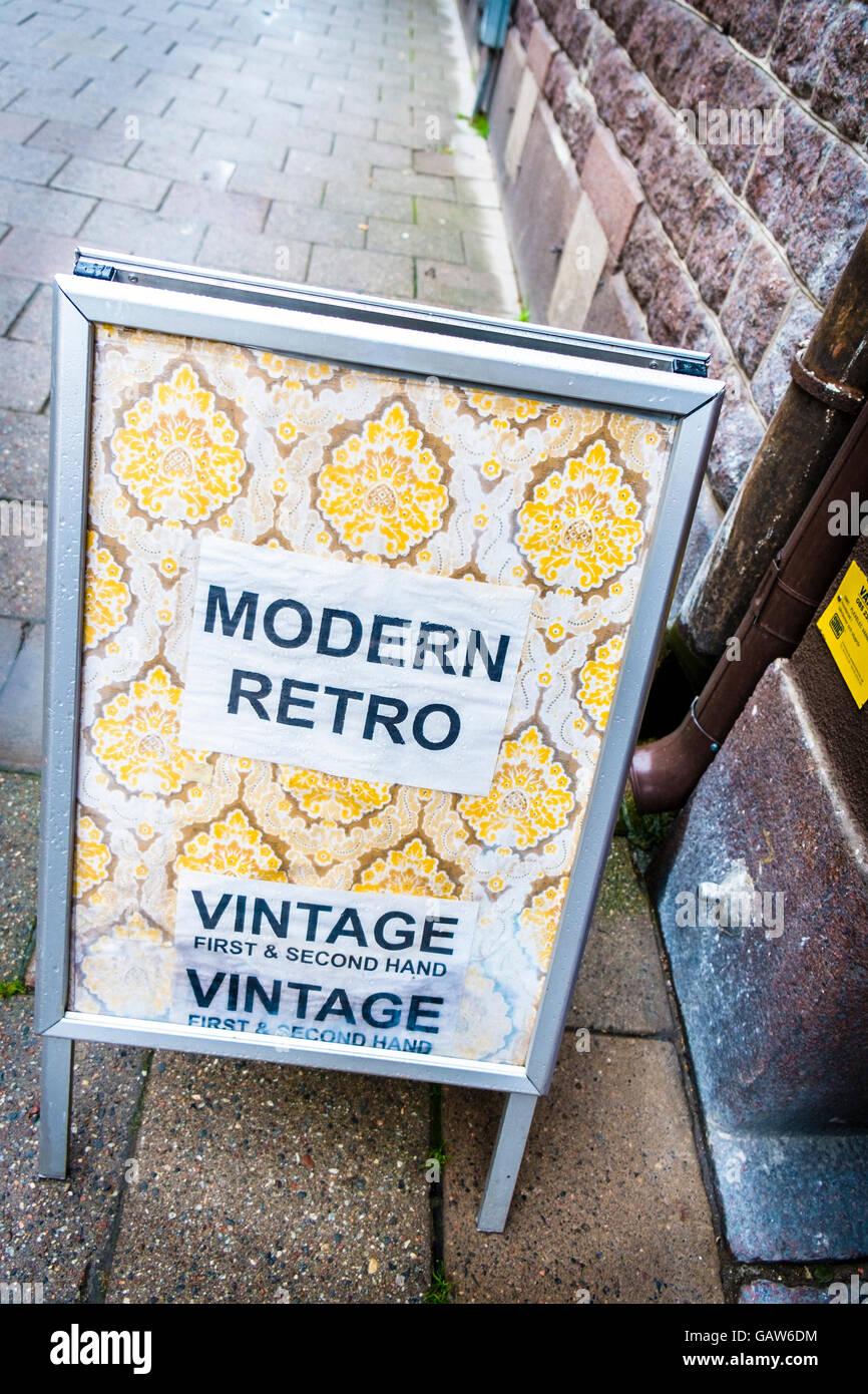Vintage store Modern Retro in Sodermalm district in Stockholm Stock Photo Alamy